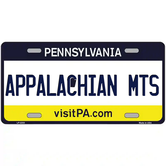 Appalachian Mountains Pennsylvania Metal Sign