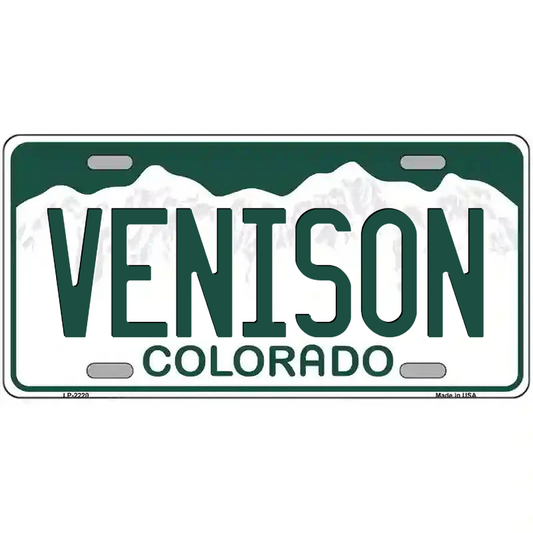 Venison Colorado Metal Sign