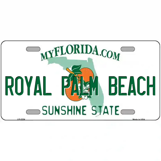 Royal Palm Beach Florida Metal Sign