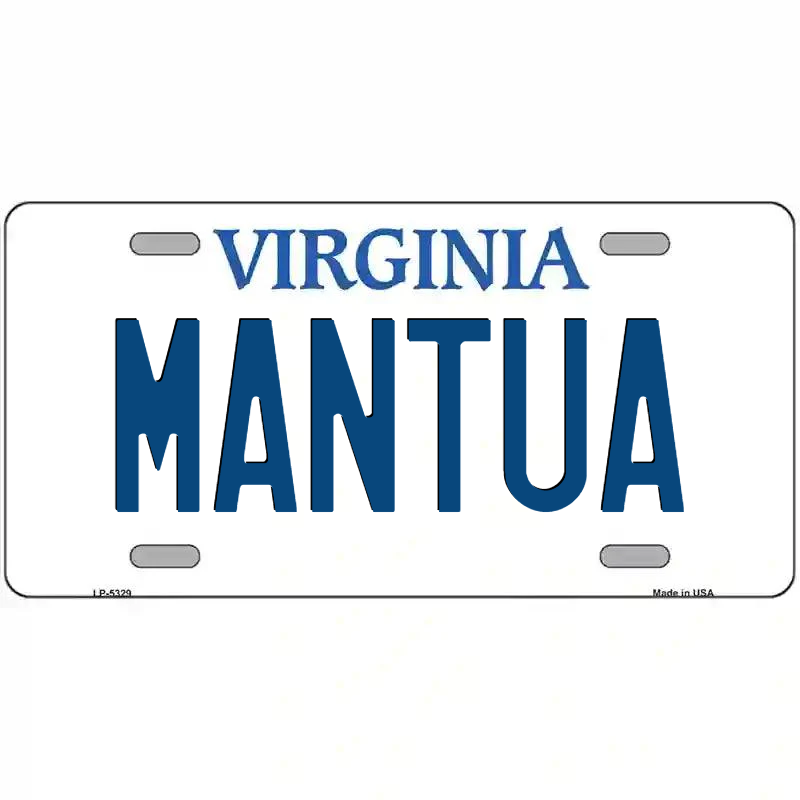 Mantua Virginia Metal Sign