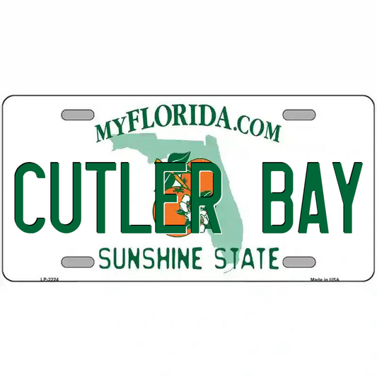 Culter Bay Florida Metal Sign