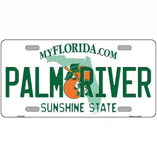 Palm River Florida Metal Sign