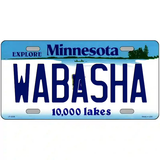 Wabasha Minnesota Metal Sign