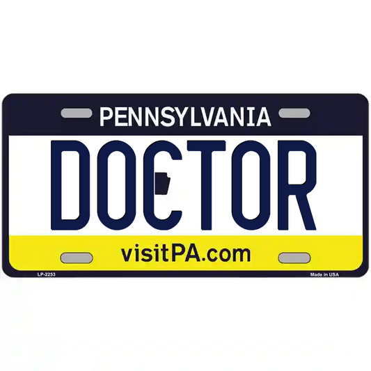 Doctor Pennsylvania Metal Sign