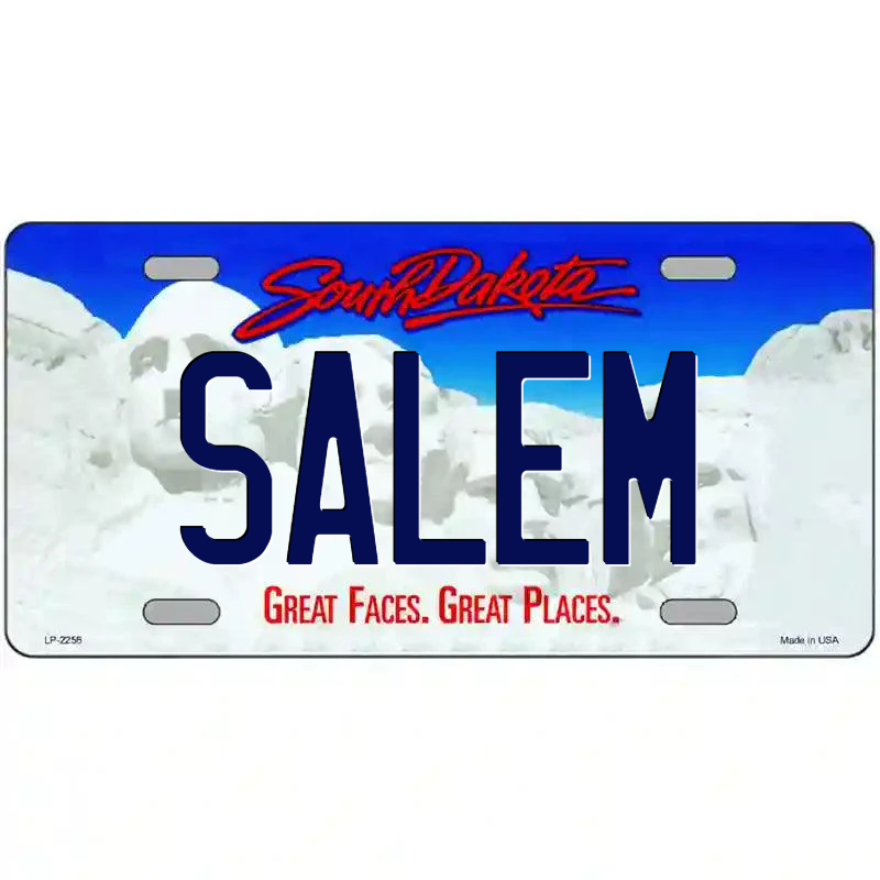 Salem South Dakota Metal Sign