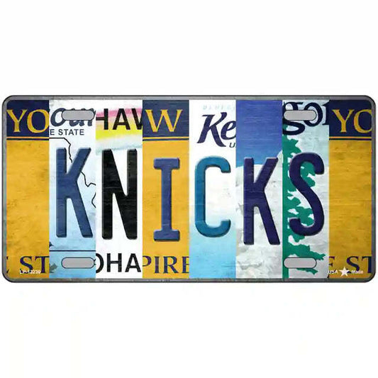 Knicks Strip Art Metal Sign