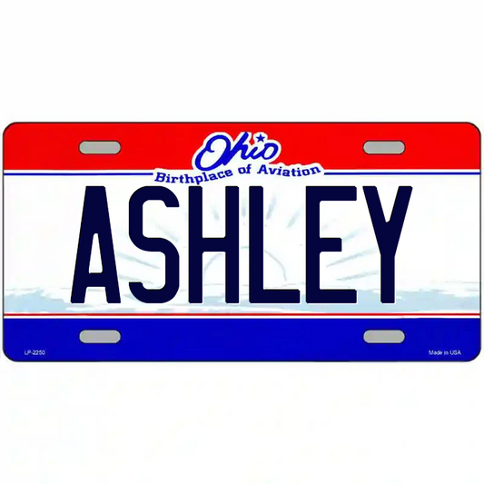 Ashley Ohio Metal Sign