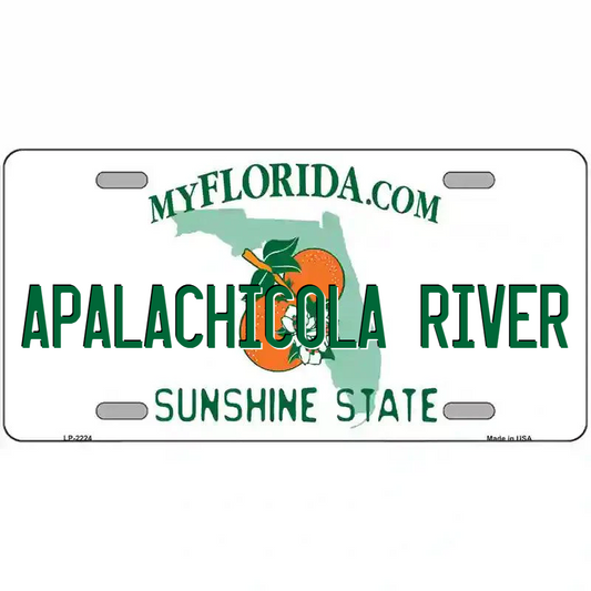 Apalachicola River Florida Metal Sign