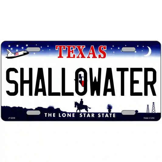 Shallowater Texas Metal Sign