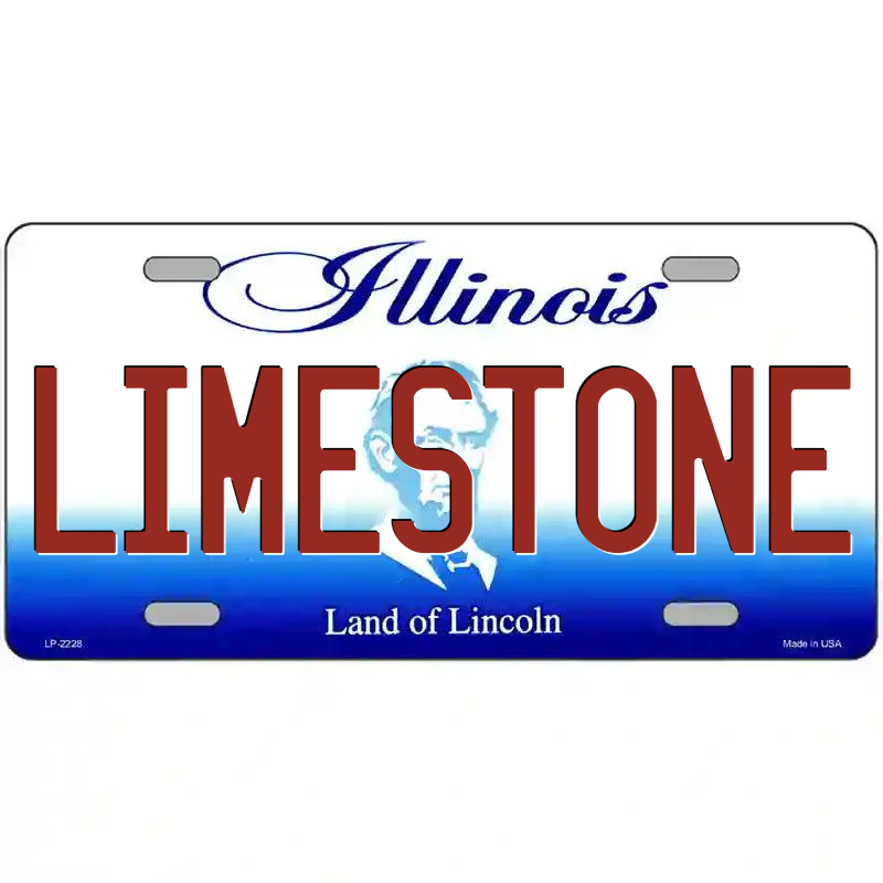 Limestone Illinois Metal Sign