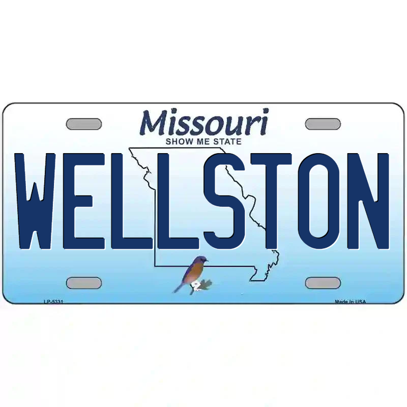 Wellston Missouri Metal Sign