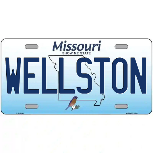 Wellston Missouri Metal Sign