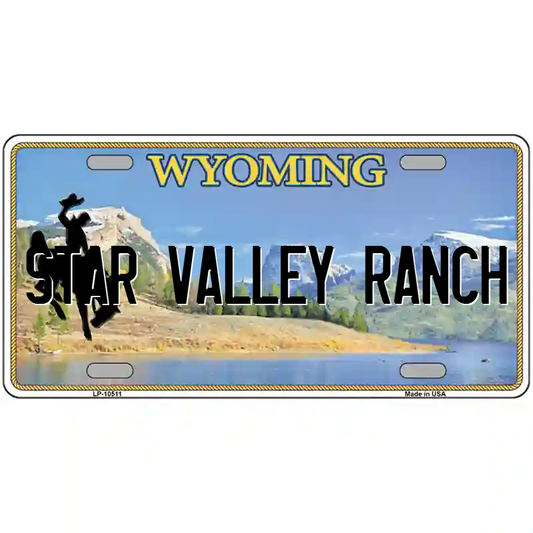 Star Valley Ranch Wyoming Metal Sign