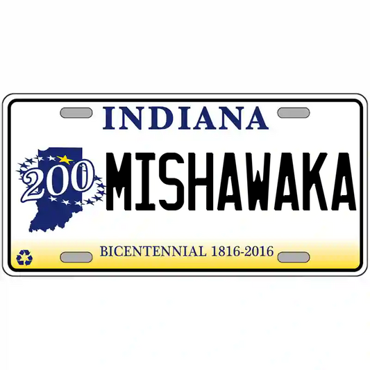 Mishawaka Indiana Bicentennial Metal Sign