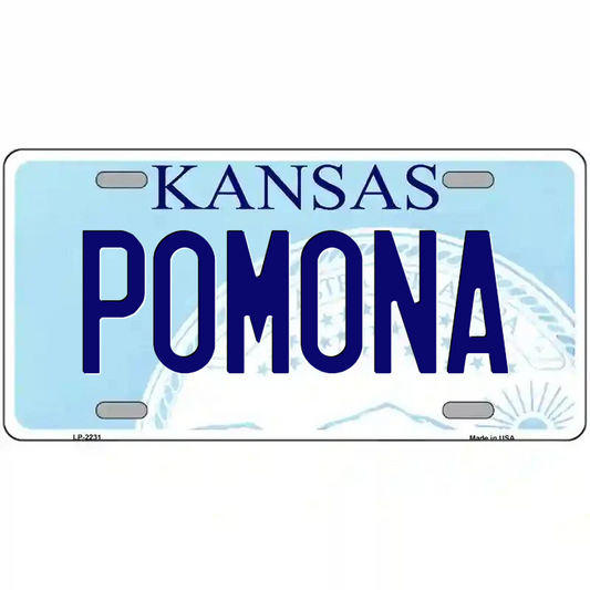 Pomona Kansas Metal Sign