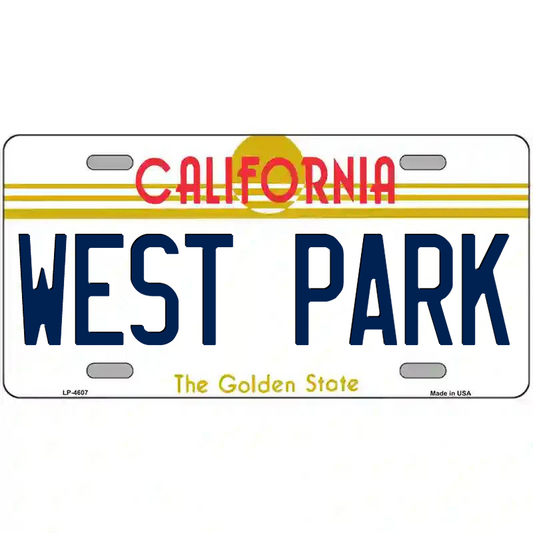 West Park California Metal Sign