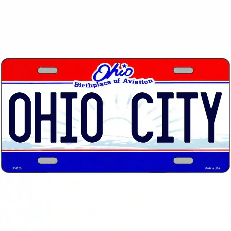 Ohio City Ohio Metal Sign