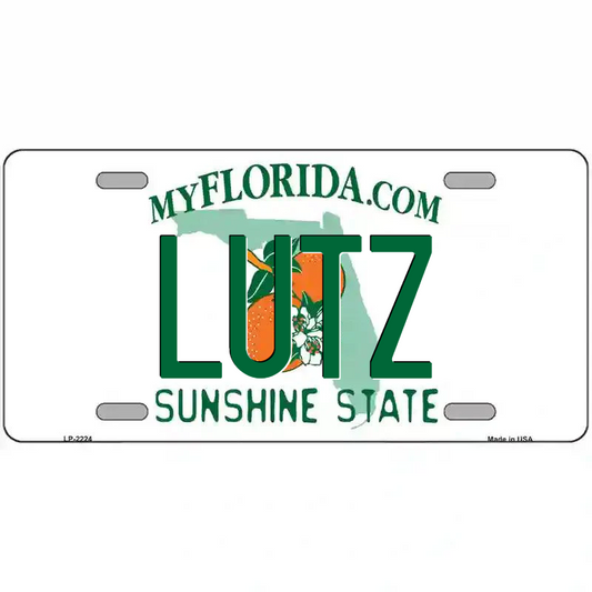 Luntz Florida Metal Sign