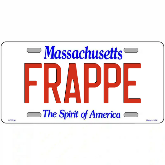 Frappe Massachusetts Metal Sign