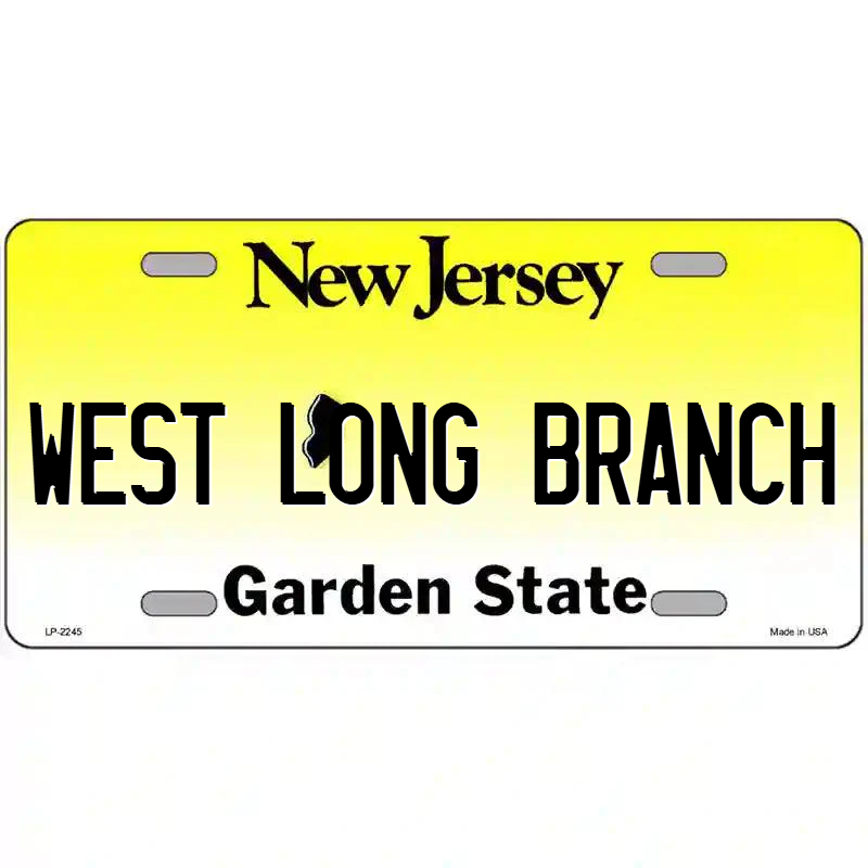 West Long Branch New Jersey Metal Sign