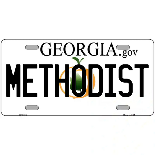 Methodist Georgia Metal Sign