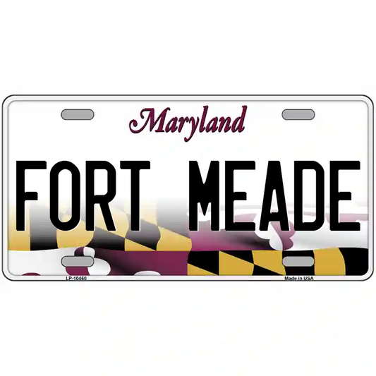 Fort Meade Maryland Metal Sign