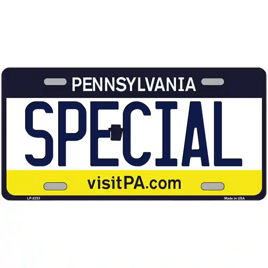 Special Pennsylvania Metal Sign
