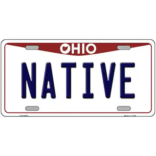 Native Ohio Metal Sign