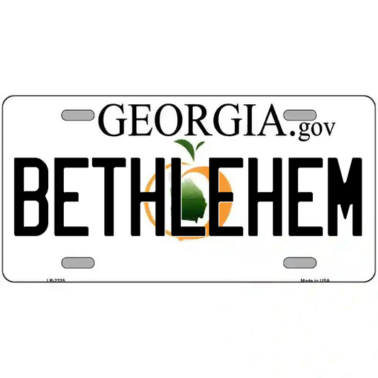 Bethlehem Georgia Metal Sign