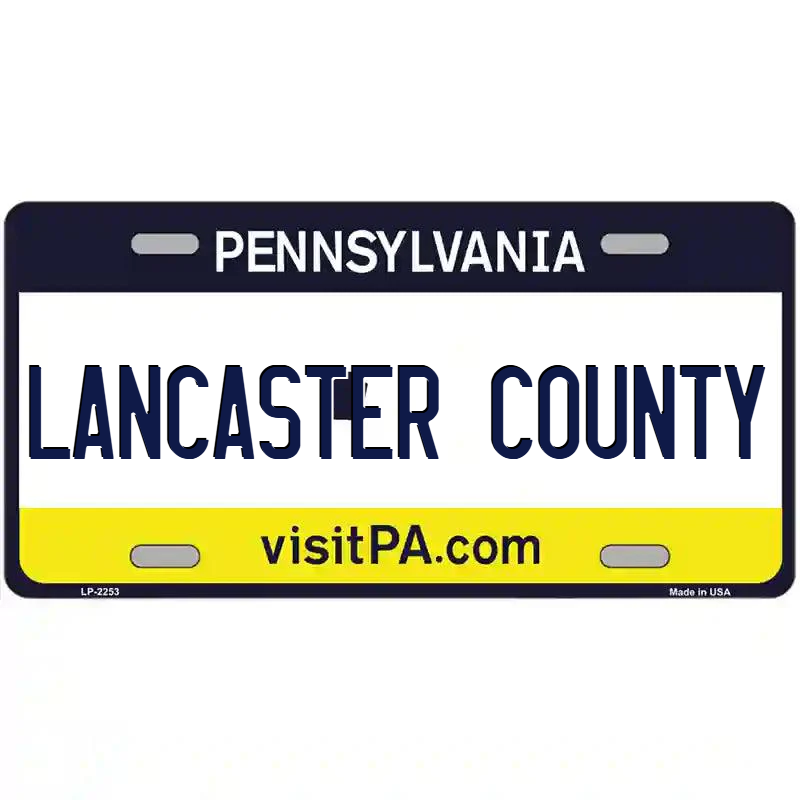 Lancaster County Pennsylvania Metal Sign