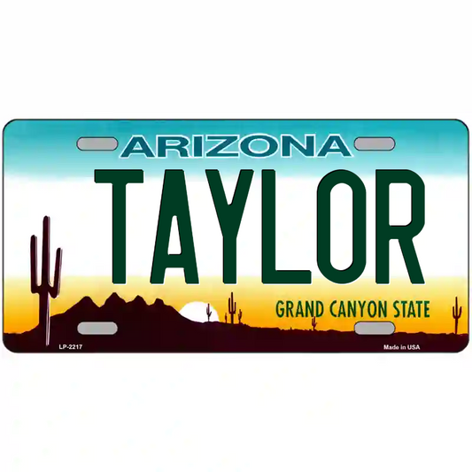 Taylor Arizona Metal Sign