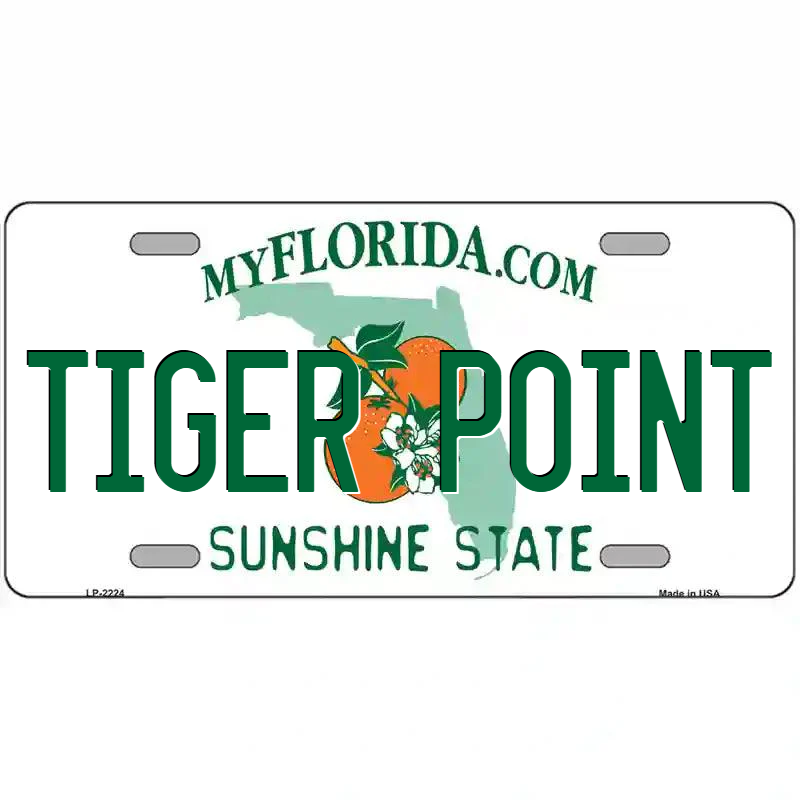 Tiger Point Florida Metal Sign