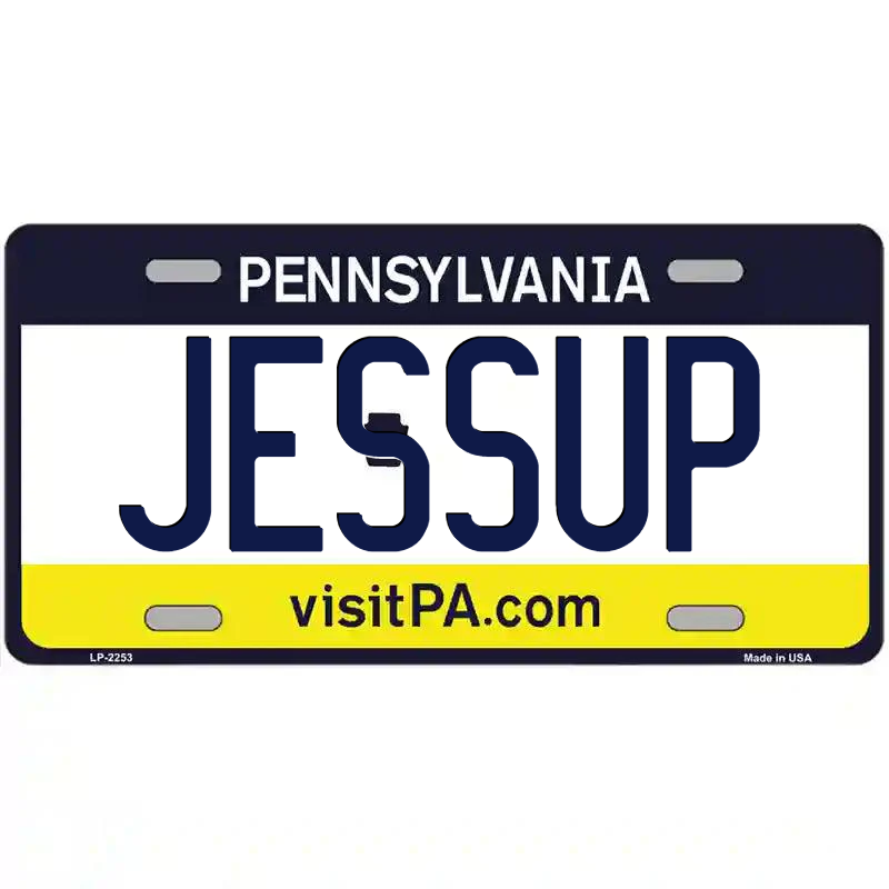 Jessup Pennsylvania Metal Sign
