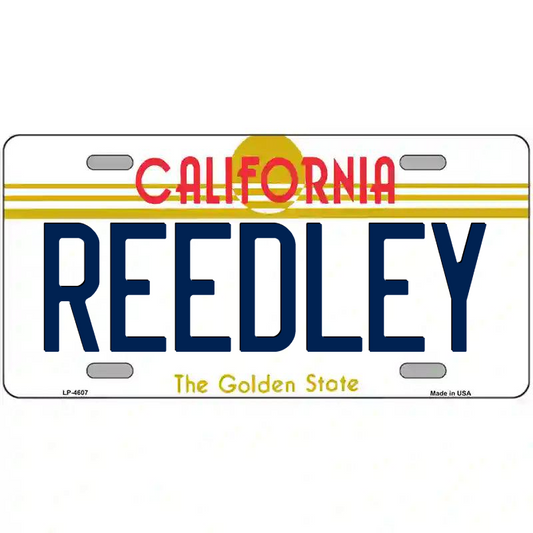 Reedley California Metal Sign