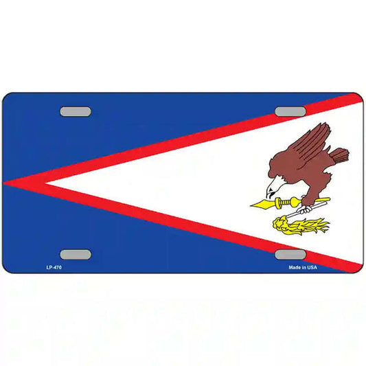 American Samoa Flag Metal Sign