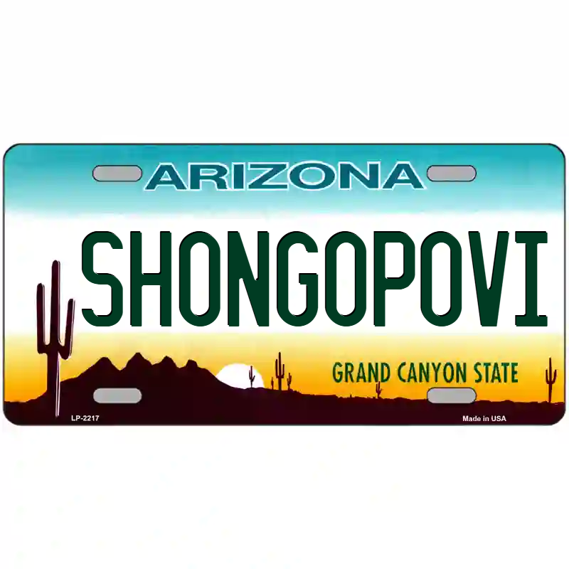 Shongopovi Arizona Metal Sign