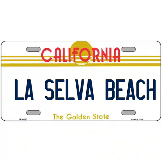 La Selva Beach California Metal Sign