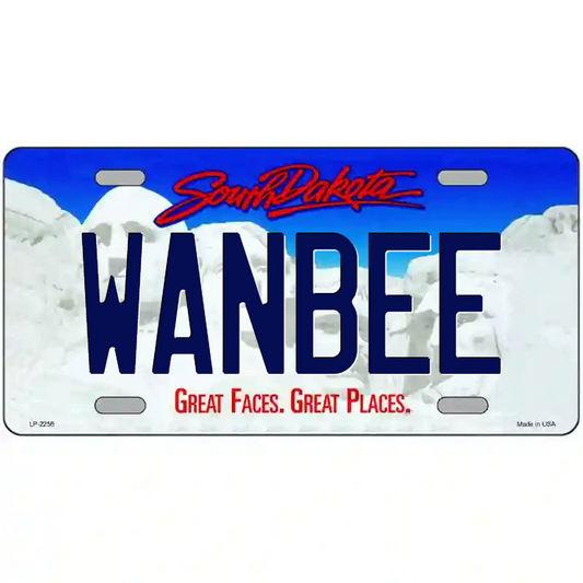 Wanbee South Dakota Metal Sign