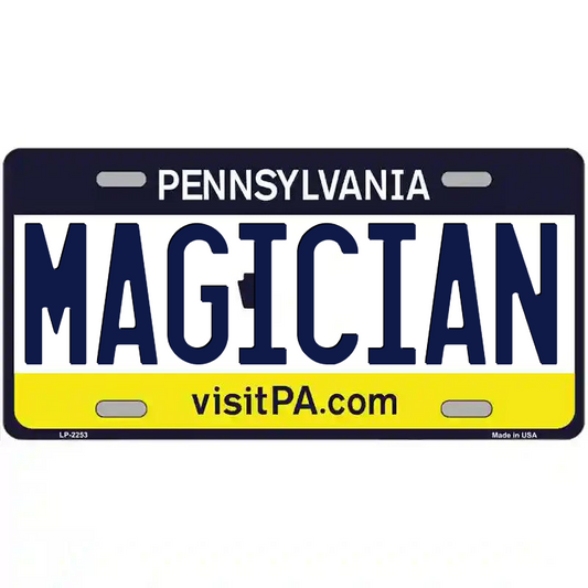 Magician Pennsylvania Metal Sign