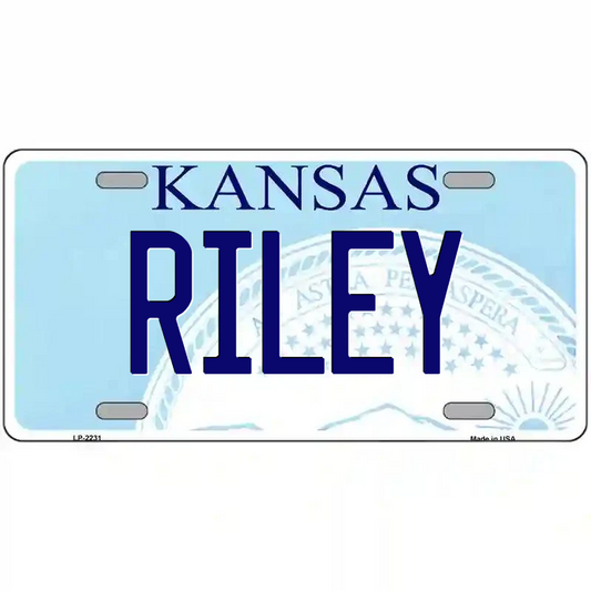 Riley Kansas Metal Sign