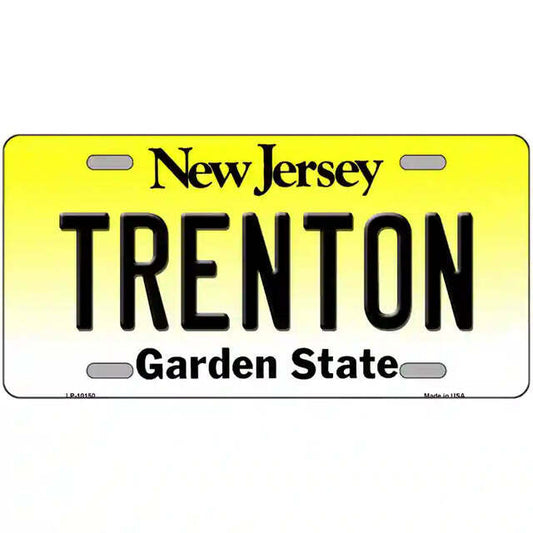 Trenton New Jersey Metal Sign