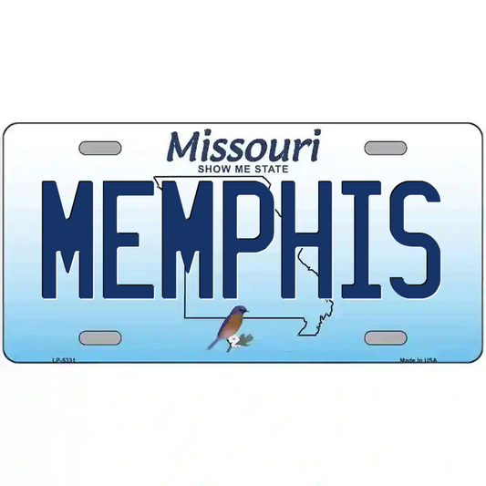 Memphis Missouri Metal Sign