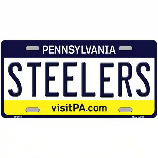 Steelers Pennsyvania Metal Sign