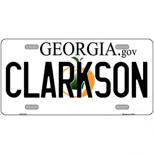 Clarkson Georgia Metal Sign