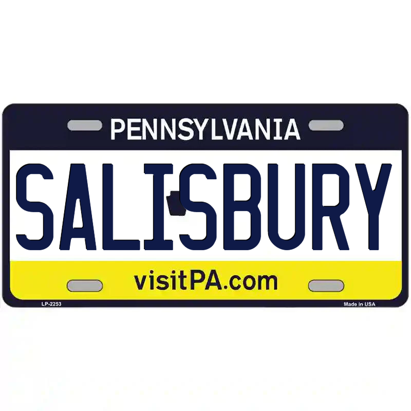 Salisbury Pennsylvania Metal Sign