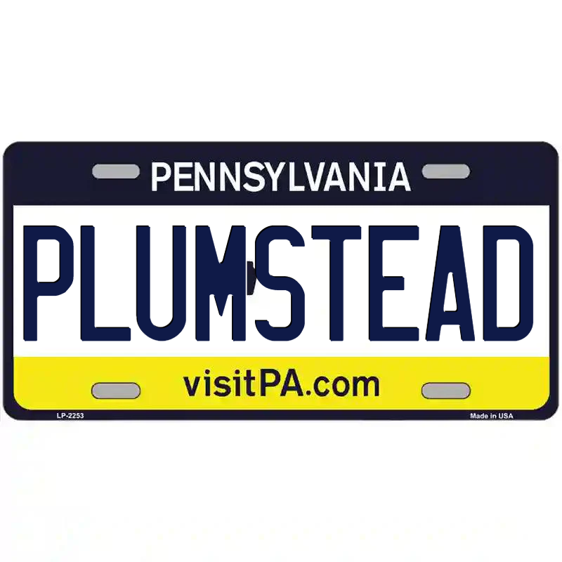 Plumstead Pennsylvania Metal Sign