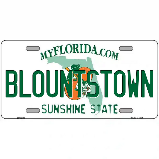 Blountstown Florida Metal Sign