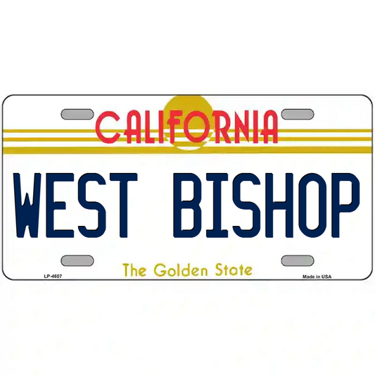 West Bishop California Metal Sign
