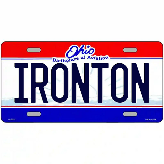 Ironton Ohio Metal Sign
