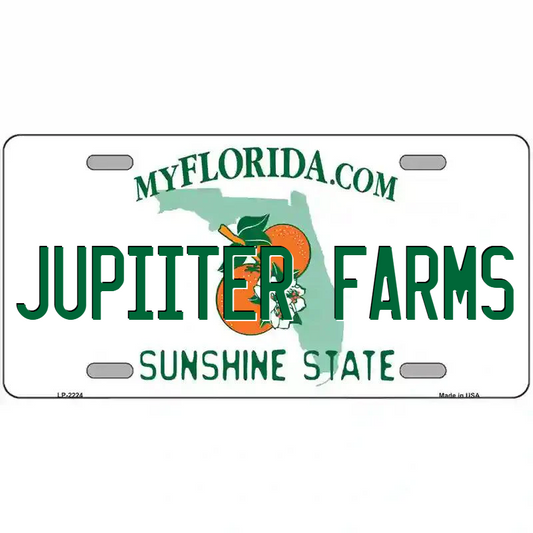 Jupiter Farms Florida Metal Sign